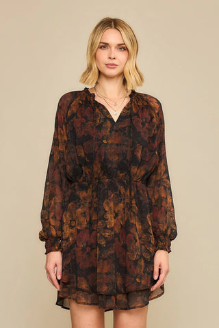 Floral Daydream Chiffon Dress