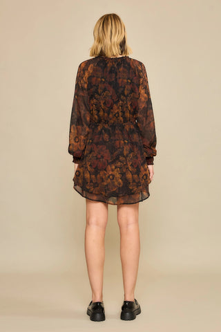 Floral Daydream Chiffon Dress