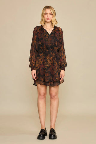 Floral Daydream Chiffon Dress