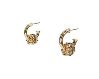 The Mixed Signals Hoop Earrings are the perfect blend of timeless and trendy. Designed with a polished hoop and an eye-catching crystal cluster detail, these earrings instantly elevate any outfit without being over the top.

Whether you're dressing up denim and a tee or adding the finishing touch to your favorite little black dress, these hoops are an effortless go-to you'll reach for again and again.

