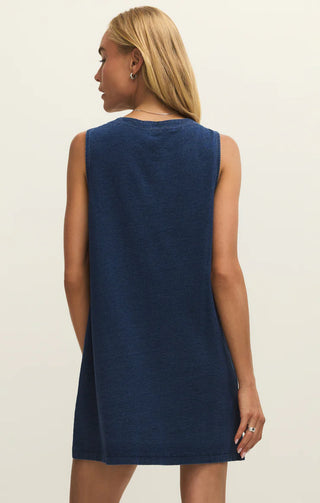 Z SUPPLY Solace Jersey Denim Mini Dress