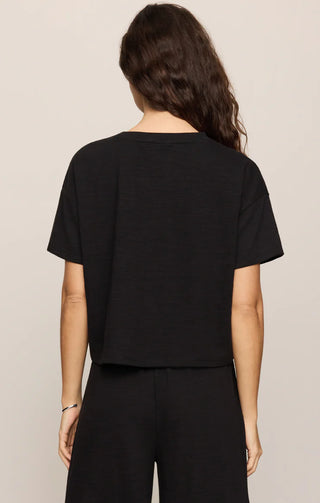 Z SUPPLY Sway Textured Cropped Tee