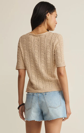 Z SUPPLY Adria Pointelle Cardigan