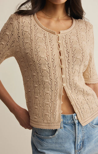 Z SUPPLY Adria Pointelle Cardigan