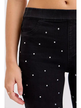 Cello MR Crystal Crush Flare Jeggings