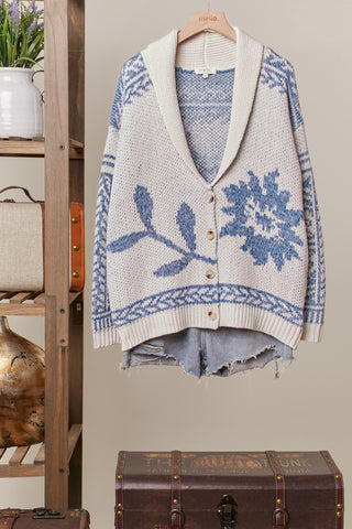 Nordic Petal Cardigan