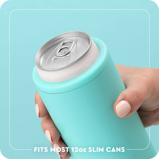 Football Skinny Can Cooler 12oz