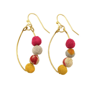 Aasha Asymmetrical Beads Earrings - Bray and Em Boutique