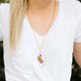 Aasha Leaf Pendant Necklace - Bray and Em Boutique
