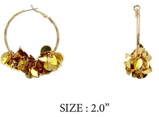 Acrylic Round Hoop Earrings - Bray and Em Boutique