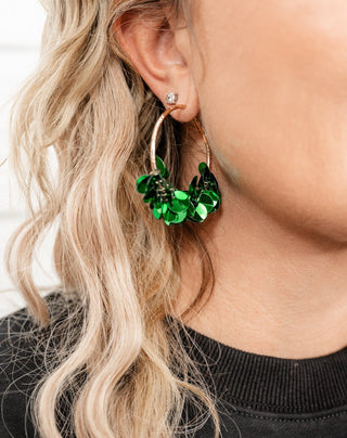 Acrylic Round Hoop Earrings - Bray and Em Boutique