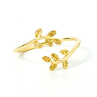 Adjustable Delicate Leaf Ring - Bray and Em Boutique
