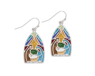Oh Holy Night Nativity Earring