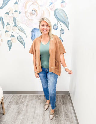 Alani Lightweight Cardigan with Pockets - Bray and Em Boutique