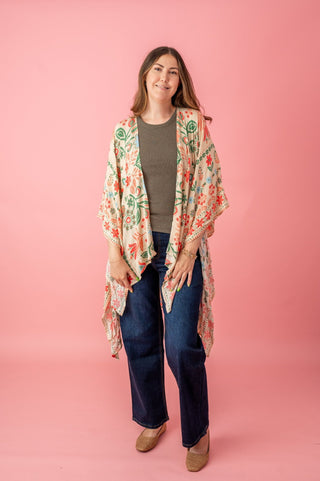All I Need Flowy Kimono - Bray and Em Boutique