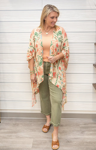 All I Need Flowy Kimono - Bray and Em Boutique
