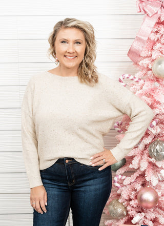 All On You Sequin Detail Sweater - Bray and Em Boutique