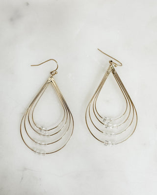All You Can See Layered Tear Drop Earring - Bray and Em Boutique