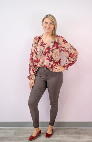 Alluring Appeal Floral Blouse - Bray and Em Boutique