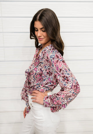 Always With Love Wrap Blouse - Bray and Em Boutique