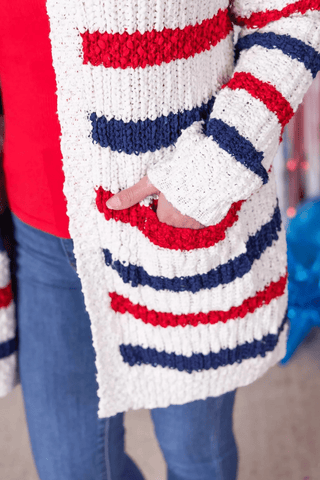 Amazing Destination Stripe Cardigan - Bray and Em Boutique