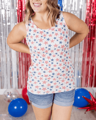 American Stars Tank Top - Bray and Em Boutique