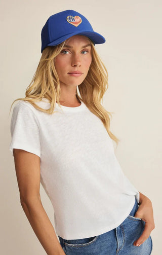 Americana Heart Trucker Hat - Bray and Em Boutique