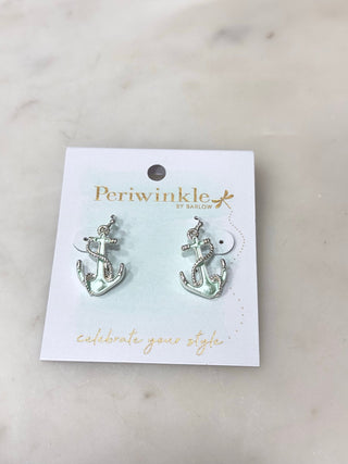 Anchor Charm Drop Earrings - Bray and Em Boutique