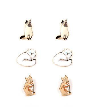 Animal Set of 3 Earring - Bray and Em Boutique