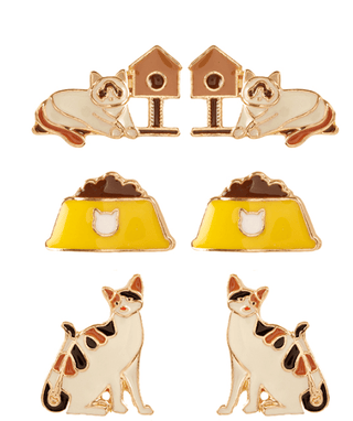 Animal Set of 3 Earring - Bray and Em Boutique