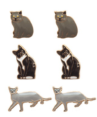 Animal Set of 3 Earring - Bray and Em Boutique