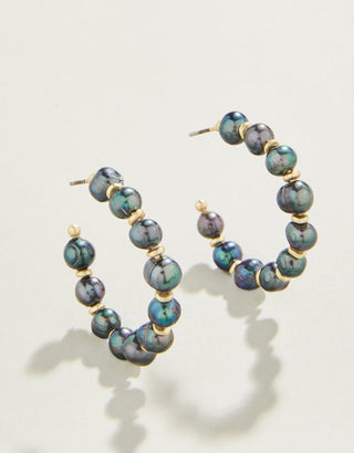 Annabelle Beaded Hoop Earrings - Bray and Em Boutique