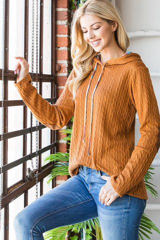 Annie Aztec Hooded Pullover - Bray and Em Boutique