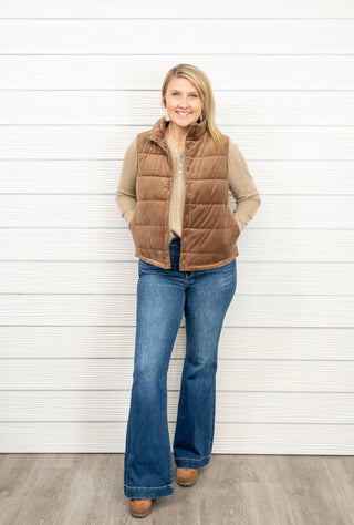 Another Life Button Down Vest - Bray and Em Boutique