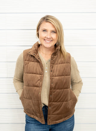 Another Life Button Down Vest - Bray and Em Boutique