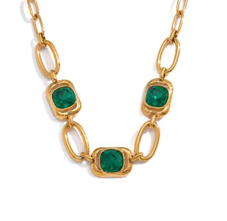 April Emerald Necklace - Bray and Em Boutique