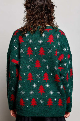 ARRAY - POL: Merry Little Trees Sweater - Bray and Em Boutique