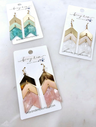 Arrow Up Earrings - Bray and Em Boutique