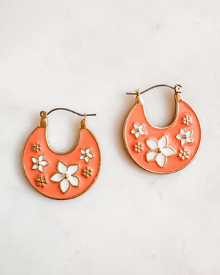 Artful Blooms Floral Earring - Bray and Em Boutique