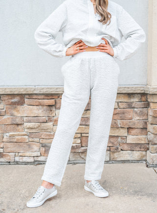 Athleisure Lifestyle Textured Pants - Bray and Em Boutique