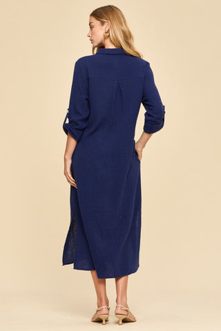 Attitude Change Duster Dress - Bray and Em Boutique