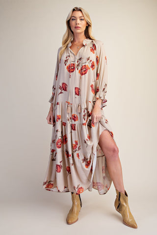 Autumn in Bloom Maxi Dress - Bray and Em Boutique