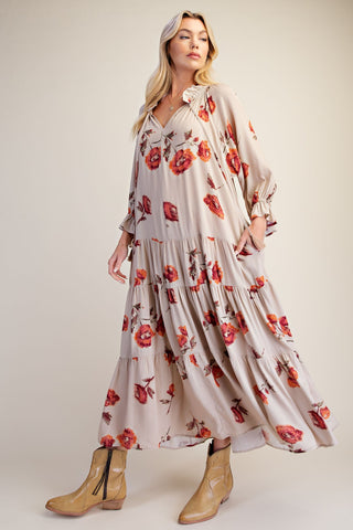 Autumn in Bloom Maxi Dress - Bray and Em Boutique