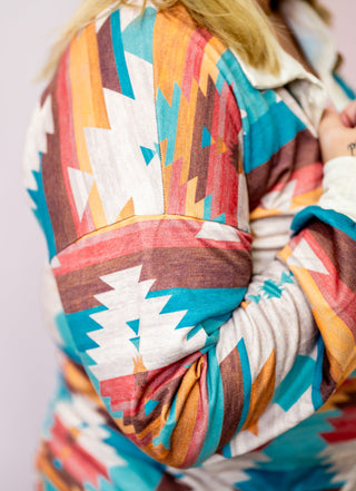 Aztec Life Shacket - Bray and Em Boutique
