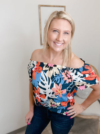 Back To Good Off Shoulder Blouse - Bray and Em Boutique