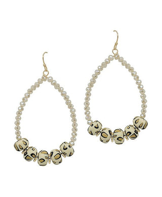 Ball/Bead Teardrop Earrings - Bray and Em Boutique