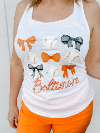 Baltimore Bow and Throw Tank Top - Bray and Em Boutique