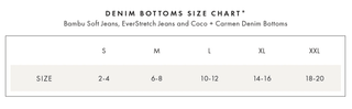 Bambu Soft Flare Leaf Embroidered Jean - Bray and Em Boutique