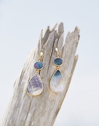 Batina Mother - of - Pearl Earrings - Bray and Em Boutique