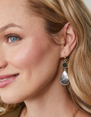 Batina Mother - of - Pearl Earrings - Bray and Em Boutique